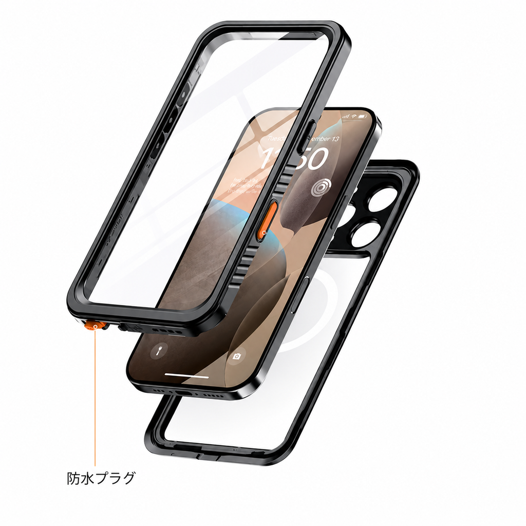 防水iPhoneケース（iPhone用)